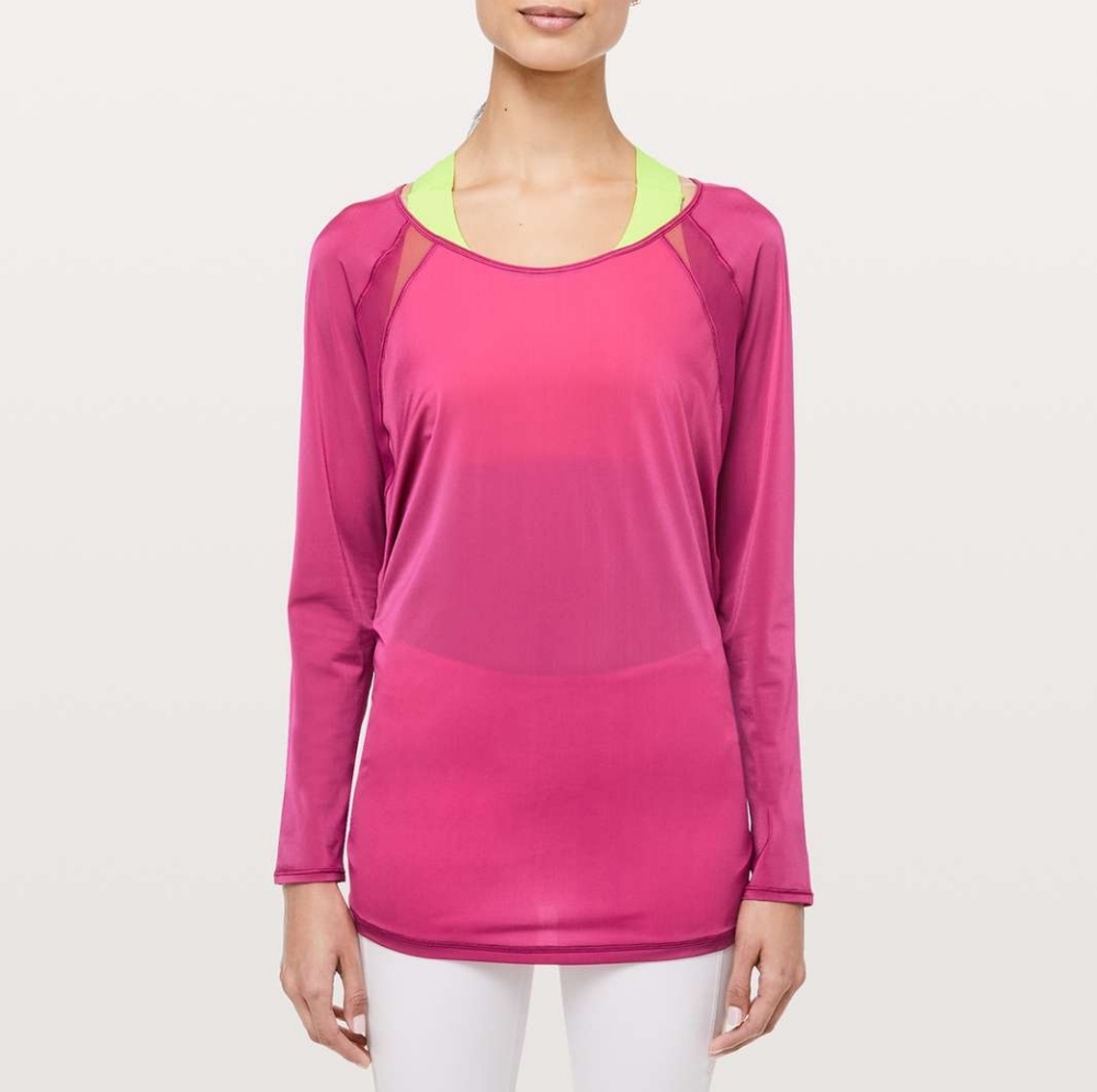 Lululemon If Youre Lucky Long Sleeve Tee II size 8